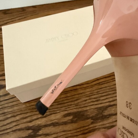 Jimmy choo Open toe hill. Almost new. - Picture 5 of 5